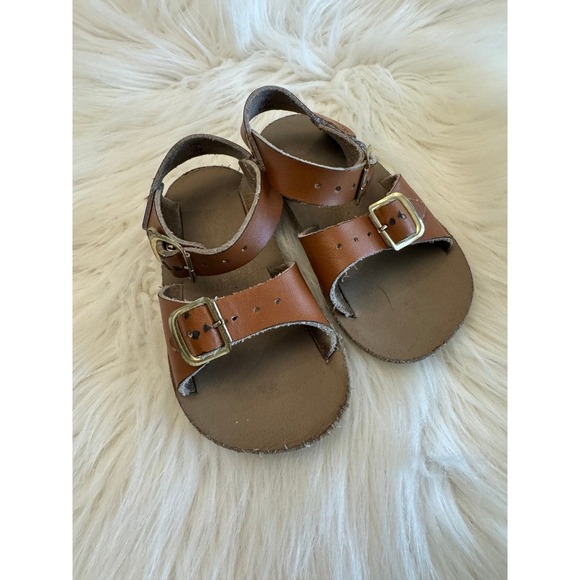 Salt Water Sandals by Hoy Other - Sunsan brown leather sandals size 4